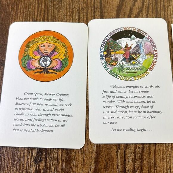New Medicine Woman Tarot Deck By Carol Bridges Complete Vintage 1990 - Picture 3 of 7